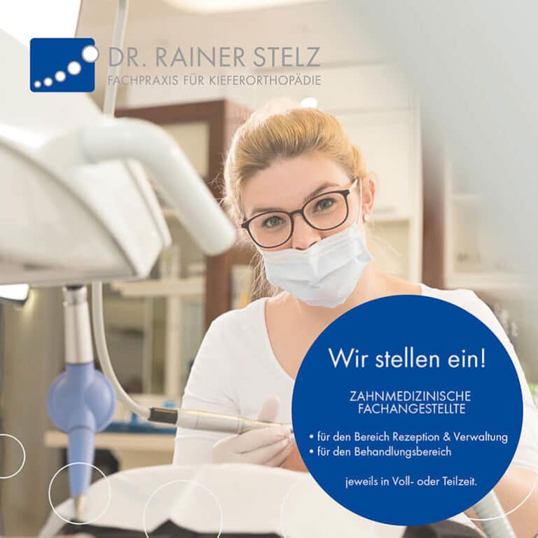 Wir stellen ein - ZFA ab 2019 - Fachpraxis für Kieferorthopädie